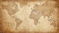 vintage old style world map background Royalty Free Stock Photo