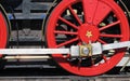 Vintage Old Western Steam Engine Train Wheel Royalty Free Stock Photo