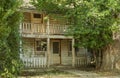 Vintage old white house in Mitchell Royalty Free Stock Photo