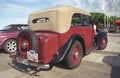 Vintage red BMW automobile Royalty Free Stock Photo