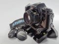 Vintage Olympus OM 101 Power Focus 35mm SLR Film Camera