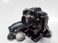 Vintage Olympus OM 101 Power Focus 35mm SLR Film Camera