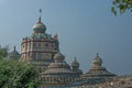 Vintage Omkareshwar Temple of 1760 The temple was built by Peshwa Chimaji Appa, on the banks of Mutha river Royalty Free Stock Photo