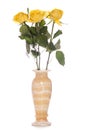 Vintage onyx vase with roses