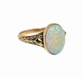 Vintage Opal Ring Royalty Free Stock Photo