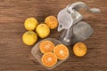 Vintage orange juice squeezer Royalty Free Stock Photo