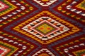Vintage, oriental, colorful handmade traditional woolen rug 1 Royalty Free Stock Photo