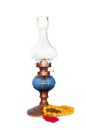 Vintage oriental gas lamp with turkish rosary