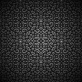 Vintage black background with swirly pattern Royalty Free Stock Photo