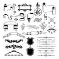 Vintage Ornamental Elements Set Royalty Free Stock Photo