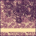 Vintage ornamental template Royalty Free Stock Photo