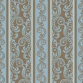 Vintage ornamental template with pattern