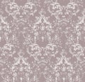 Vintage ornamented pattern Vector. Old style Victorian flourish texture. Grunge decorative design. Light colors