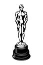 Vintage oscar cinema academy award template