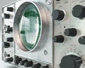 Vintage Oscilloscope Machine Royalty Free Stock Photo