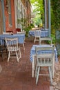 Vintage Outdoor Cafe Royalty Free Stock Photo