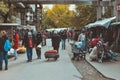 Vintage outdoor flea market in Chisinau, Moldova Royalty Free Stock Photo