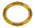 Vintage oval Victorian era frame