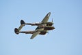 Vintage P-38 Lightning Royalty Free Stock Photo