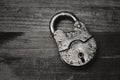 Vintage padlock close-up Royalty Free Stock Photo