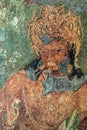 Vintage Painting of Vajrapani Frescoes At Ajanta Rock Cut Buddhist Caves