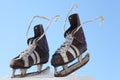 Vintage pair of mens skates Royalty Free Stock Photo