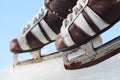 Vintage pair of mens skates Royalty Free Stock Photo