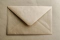 Vintage paper envelope on textured background Royalty Free Stock Photo
