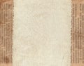 Vintage paper on the old newspaper background Royalty Free Stock Photo