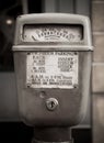 Vintage parking meter