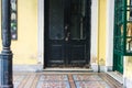 Vintage Patio Ancient Door Retro Stone