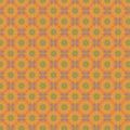 Lilac, yellow, green, orange vintage geometric pattern for wallpaper, print packaging paper, textilesb Royalty Free Stock Photo