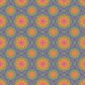 Orange, green, yellow, lilac, blue vintage geometric pattern for wallpaper, print packaging paper, textilesb Royalty Free Stock Photo