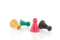 Vintage pawns Royalty Free Stock Photo