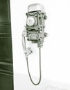 Vintage pay phone Royalty Free Stock Photo