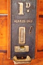 Vintage Penny Slot Machine On Display Royalty Free Stock Photo