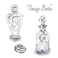 Vintage perfume bottles.