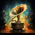 Vintage Phonograph- An Enchanting Journey Through Music