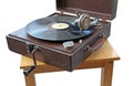 Vintage phonograph record player Royalty Free Stock Photo