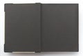 Vintage photo album with blank pages, black paper Royalty Free Stock Photo