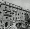 Vintage photo-1969 Bruse street now Homi Modi street flora fountain Royalty Free Stock Photo