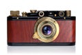 Vintage photo camera. Royalty Free Stock Photo