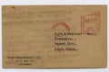 Old vintage envelope franked 1956 Sri lanka, colombo, stamp, studio shot Kalyan Royalty Free Stock Photo