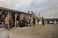 Vintage Photo 1901 Constitution Hill and Cable Railway Station Royalty Free Stock Photo