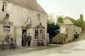 Vintage 1901 Photo of Crown Hotel and Patrons, Brenchley, Kent, UK