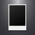 Vintage photo frame mockup Royalty Free Stock Photo