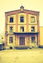 Vintage photo of old abandoned building Royalty Free Stock Photo