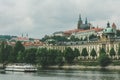 Vintage photo of Prague, Mala Strana, Czech Republic