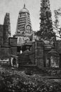 Vintage Photo of Shani Shinganapur temple ; Shani Shingnapur ; Shani Shinganapur Royalty Free Stock Photo