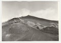 Vintage photo shows mount Etna in Italy.